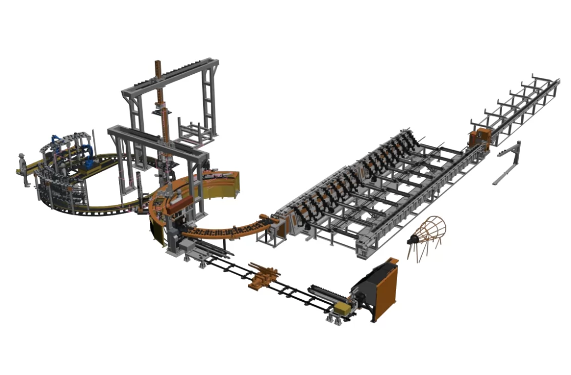 Smart Shield Tunnel Segment Production Line
