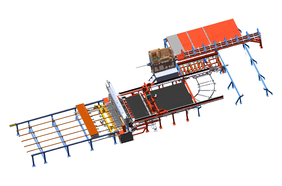 YFW series intelligent steel mesh production line