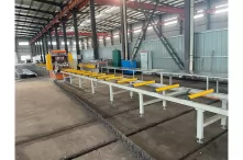 Steel bar truss floor deck production line