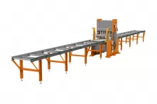 Steel bar truss floor deck production line