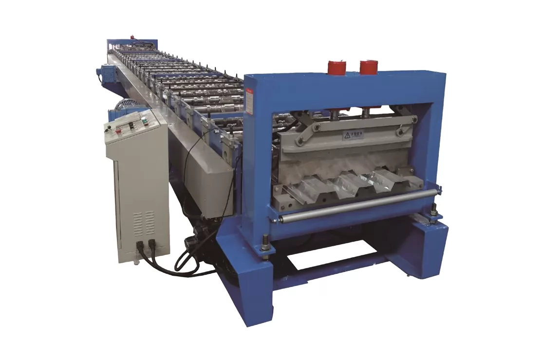 Steel bar truss floor deck production line